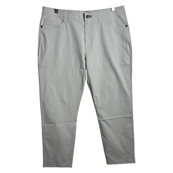 Public Rec Workday 2.0 Pants Men’s 34x28 Fog Gray Performance Straight Leg NEW
